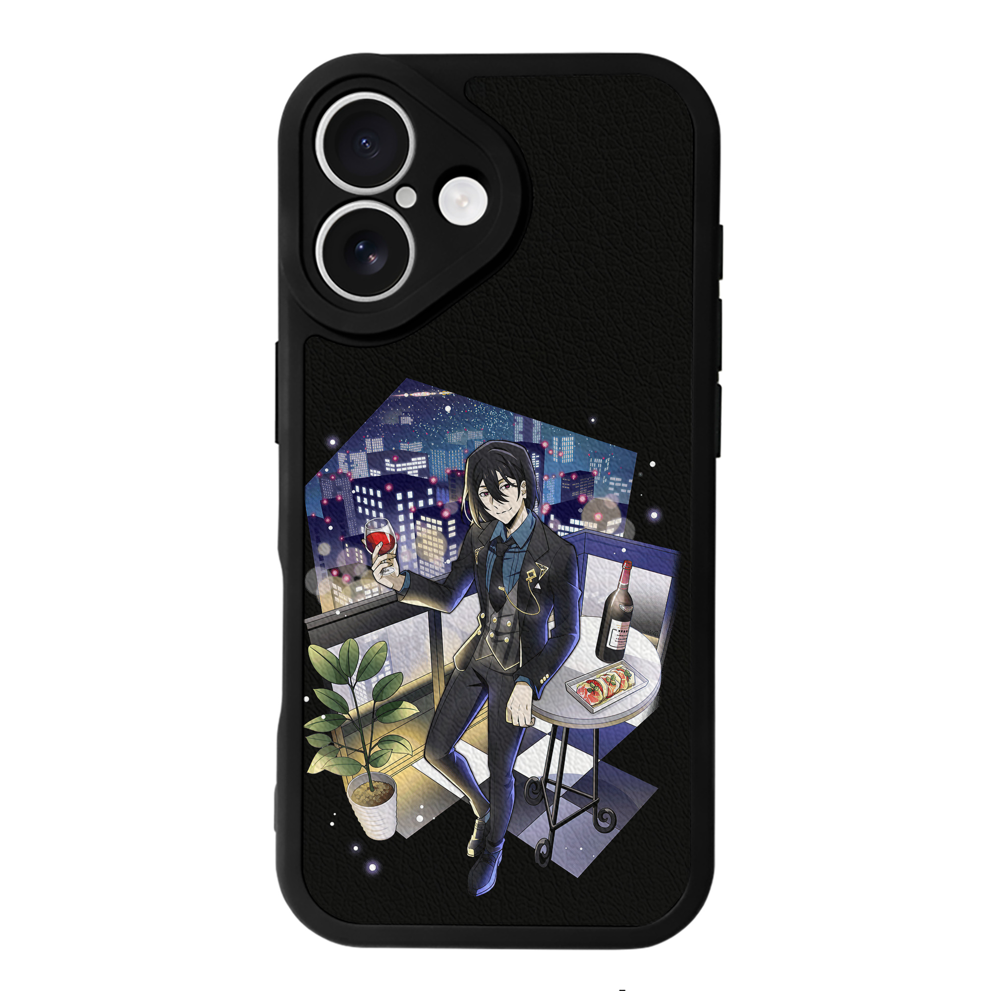 （画像用） 文豪ストレイドッグス Bungo Stray Dogs 【iPhone 16シリーズ対応】シリコンスマホケース（レザー調） 材質：シリコン